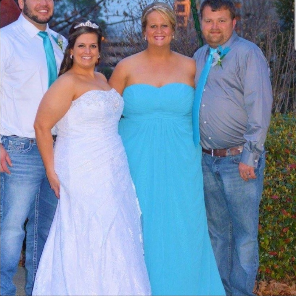 👗David’s Bridal bridesmaid/prom size 20 dress